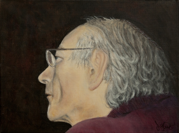 Portrait of Lewis Glinert by Joan Glinert